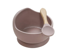 Load image into Gallery viewer, Silicone Suction Bowl with Spoon
