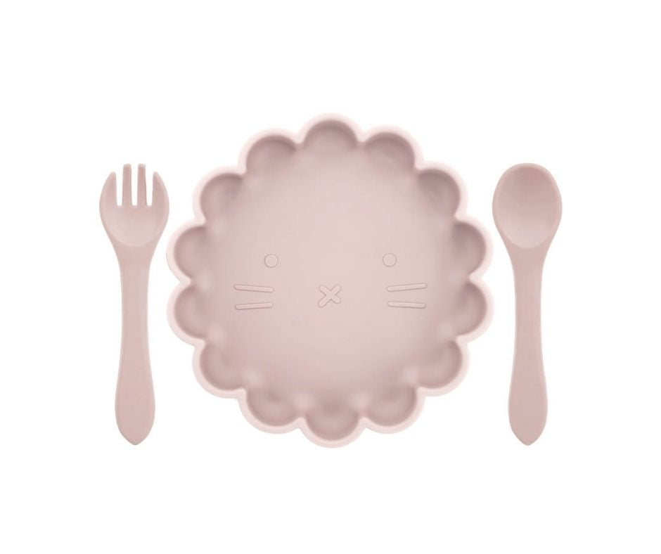 Silicone Lion Plate Set